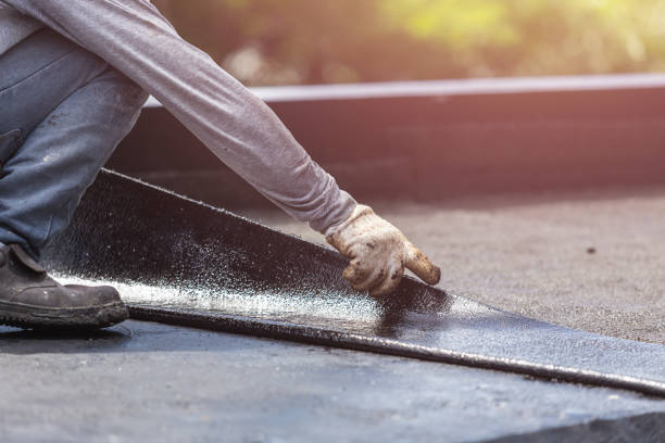 Professional Basement Waterproofing technician working in Saint Paul, IN